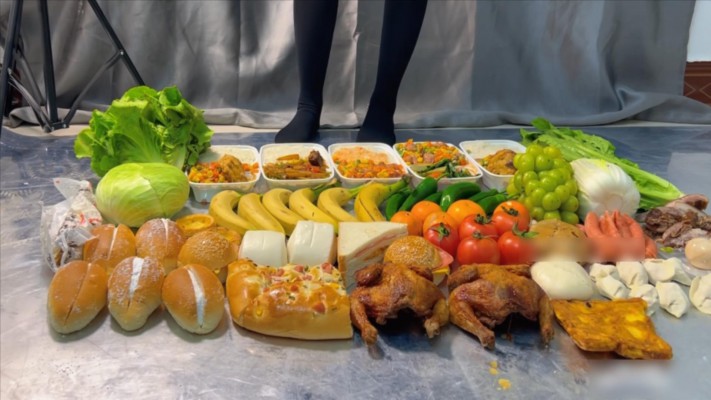 厚黑袜踩30斤食物  JS251210~8BP